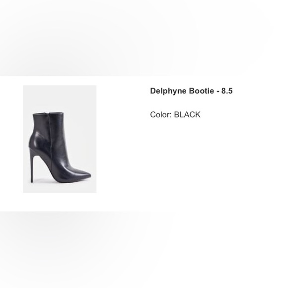 Just Fab Stiletto Heeled Booties (Size 8.5) - Picture 5 of 5